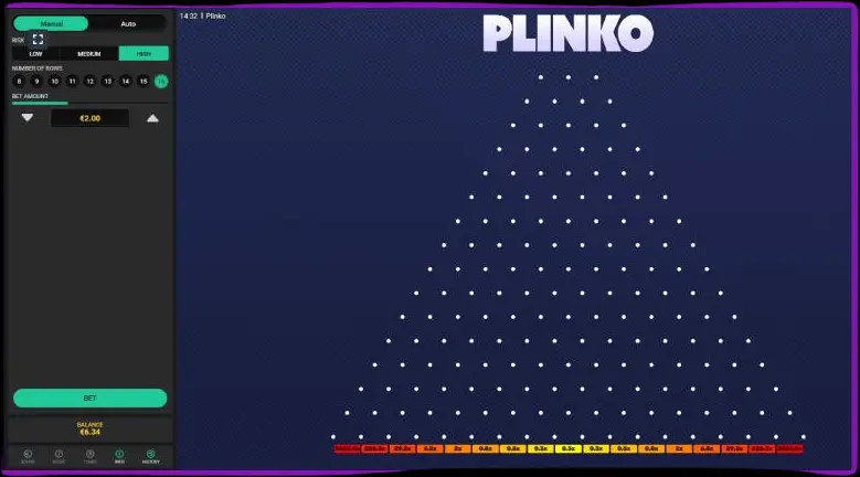 Démo à Plinko Démo à Plinko